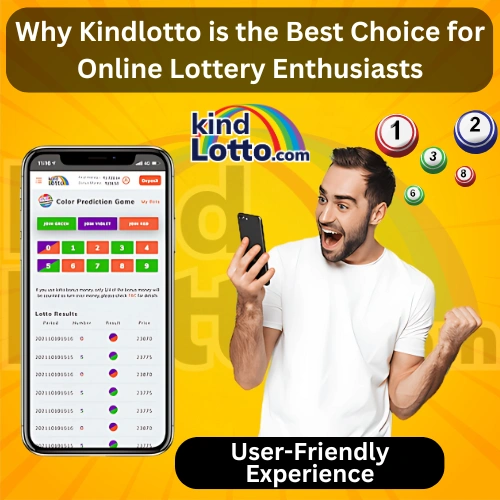 online lottery user-friendly experience with model mobile and lotto balls